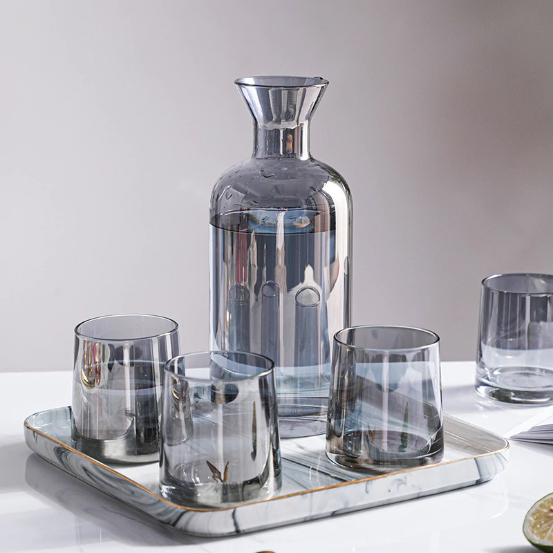 Klastiva™ Ball Cork Glass Cup Set - Nordic Side -