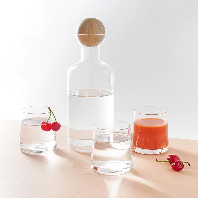 Klastiva™ Ball Cork Glass Cup Set - Nordic Side -