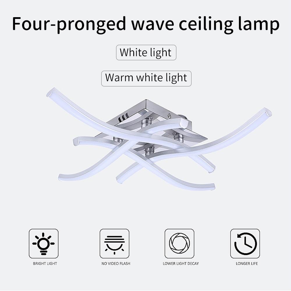 18W/24W Modern Chandelier Forked Shaped Ceiling Lamp