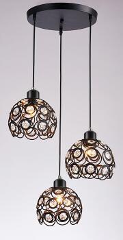 20cm Diameter Crystal Pendant Chandelier - Avenila Select