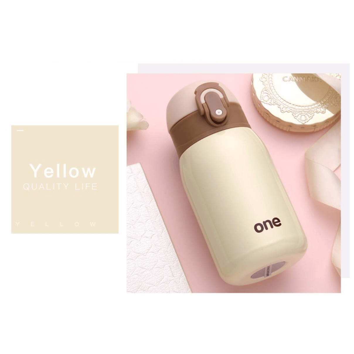 220ml Mini Thermos Vacuum Flask - Nordic Side -