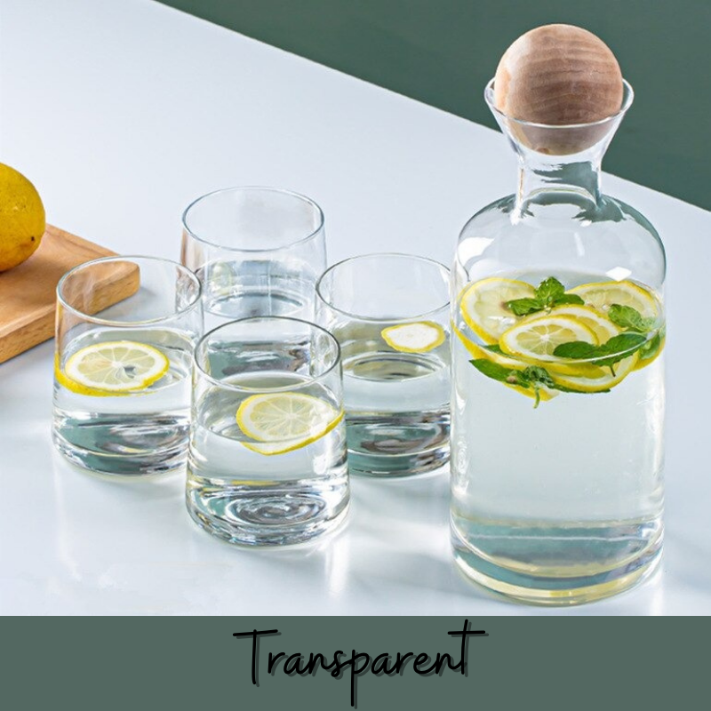 Klastiva™ Ball Cork Glass Cup Set - Nordic Side -