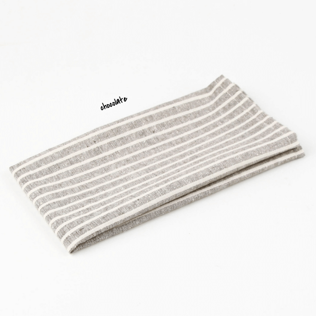 30x40cm Striped Cotton Linen Tablemat - Nordic Side -