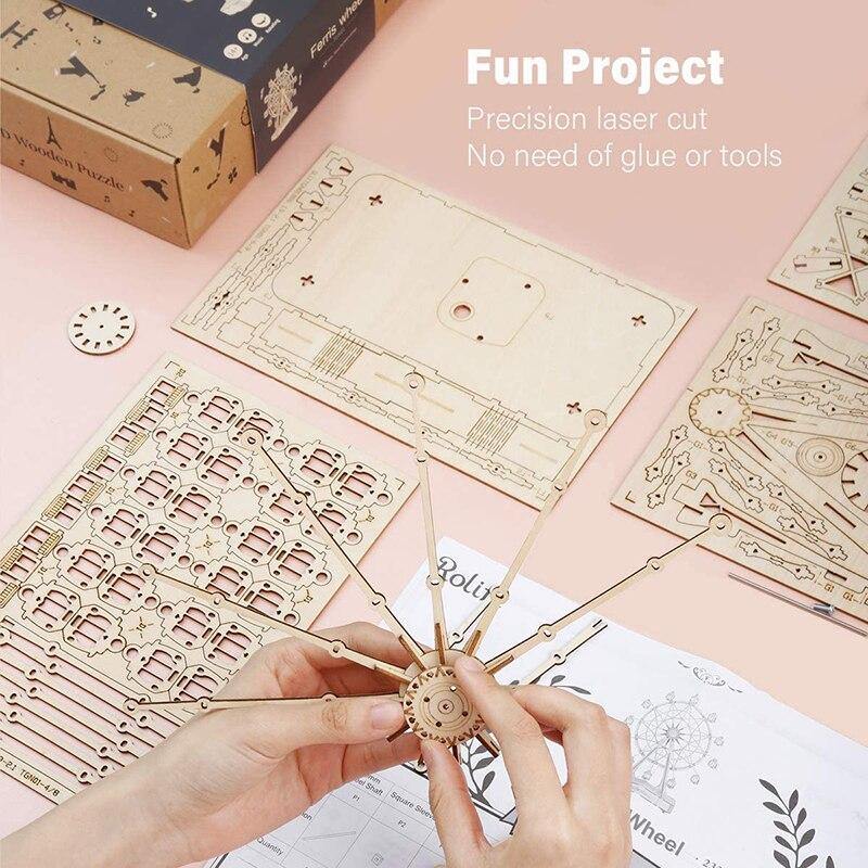 DIY Wooden Ferris Wheel - Nordic Side -