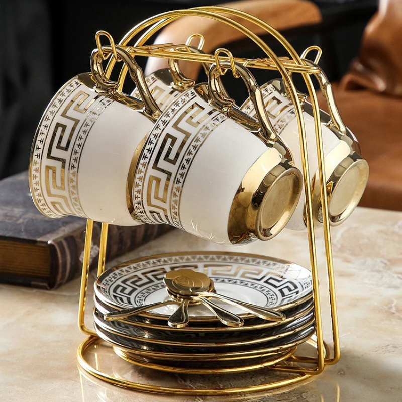 Klastiva™ Luxury European Porcelain Cup Set - Nordic Side -