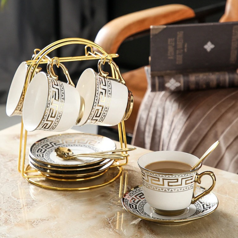Klastiva™ Luxury European Porcelain Cup Set - Nordic Side -