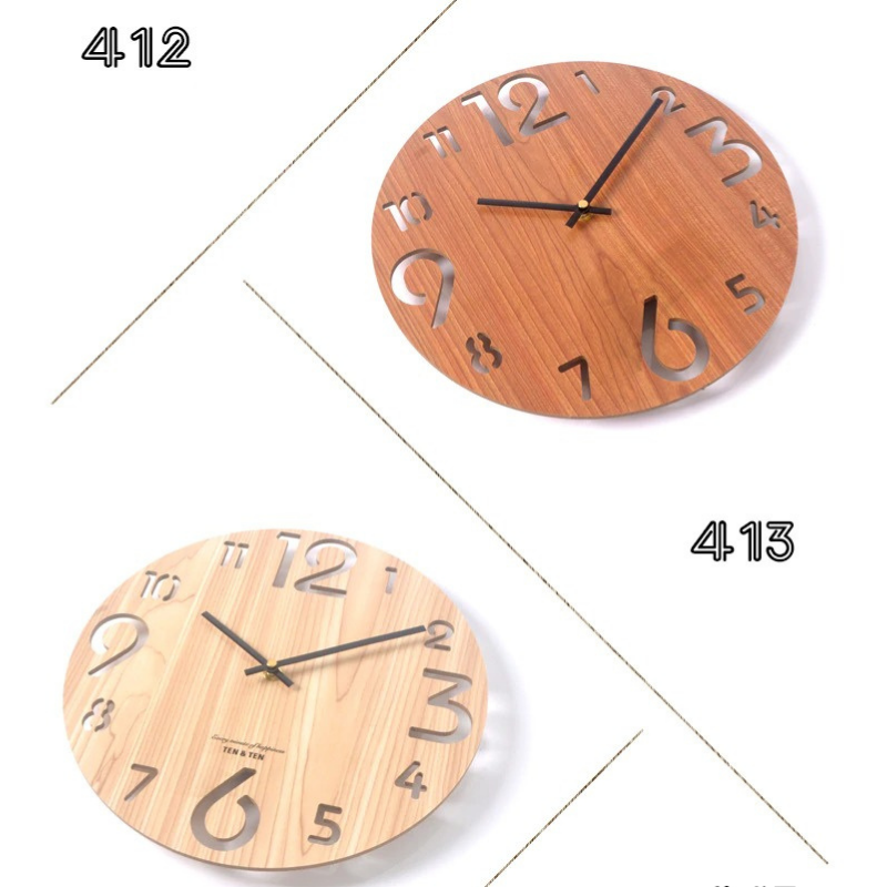 HomeQuill™ Wooden Wall Clock - Nordic Side -