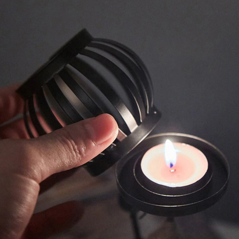 HomeQuill™ Tribal Candle-Holding Figurine - Nordic Side -