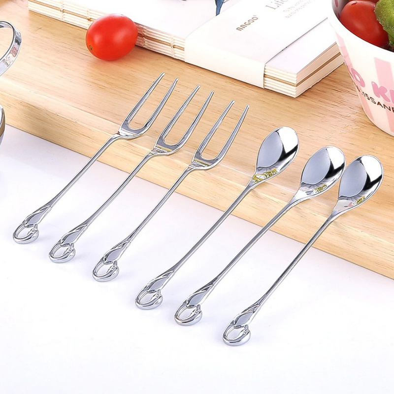 Klastiva™ Classic Swan Dessert Tableware Set - Nordic Side -