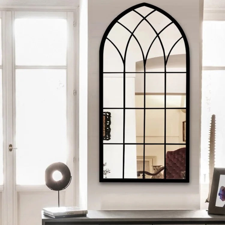 Mini window shape wall mirror
