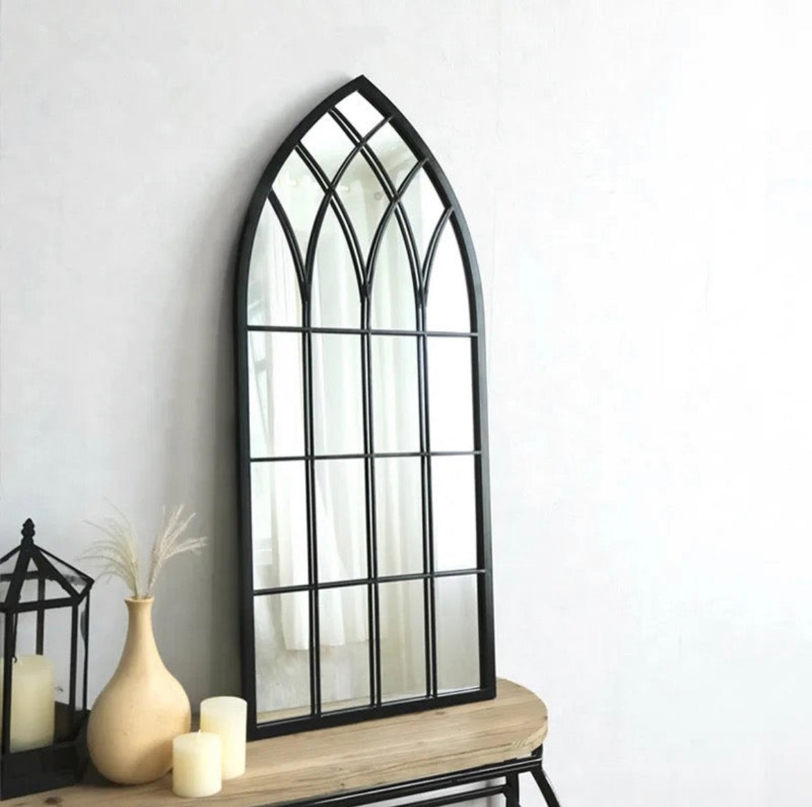 Mini window shape wall mirror