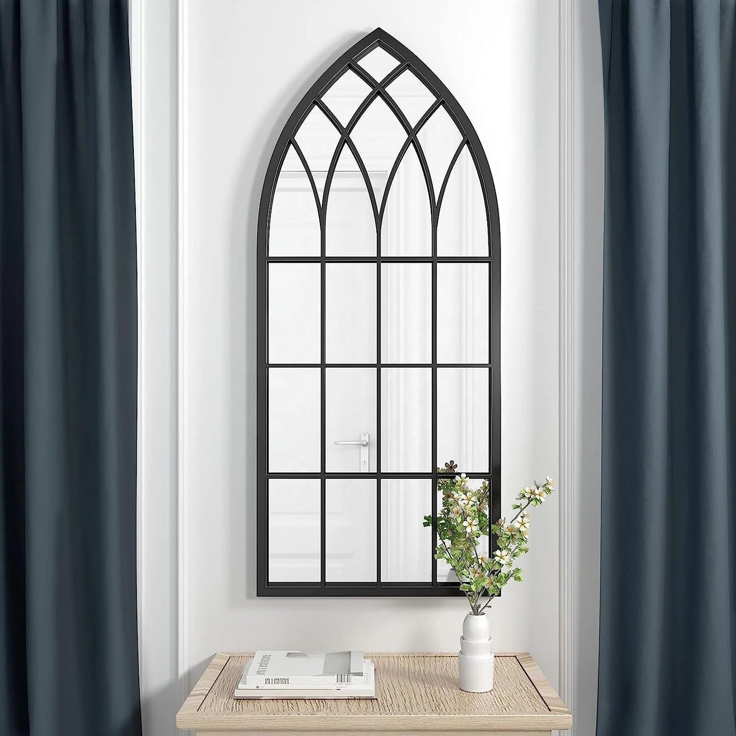 Mini window shape wall mirror