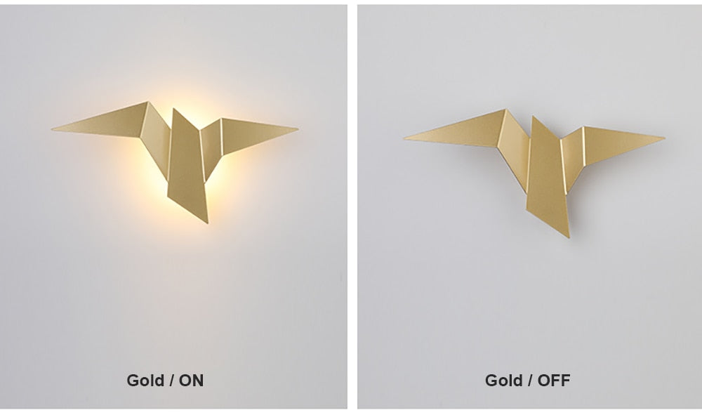 Birddie - Nordic LED Wall Lamps Bedroom Decoration Wall Lights