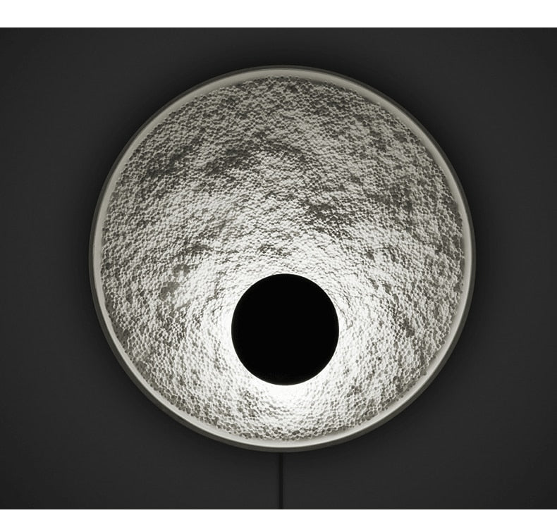 TML Soyya - Nordic Loft Resin Art Circle Wall Lamps