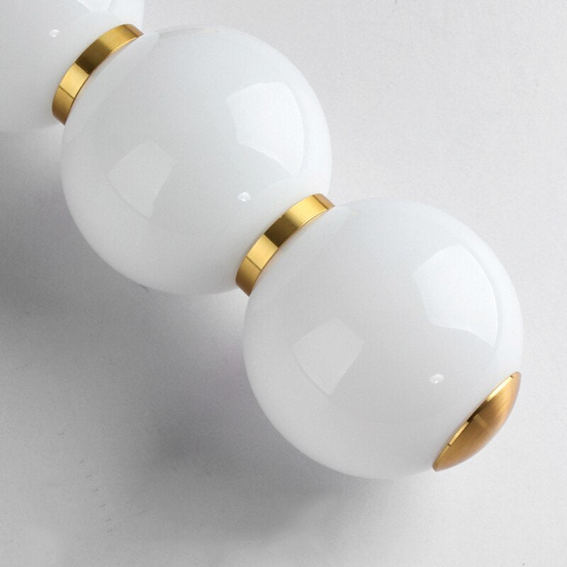 LON Motta - Modern Sugar Gourd String Glass Balls Pendant Lights