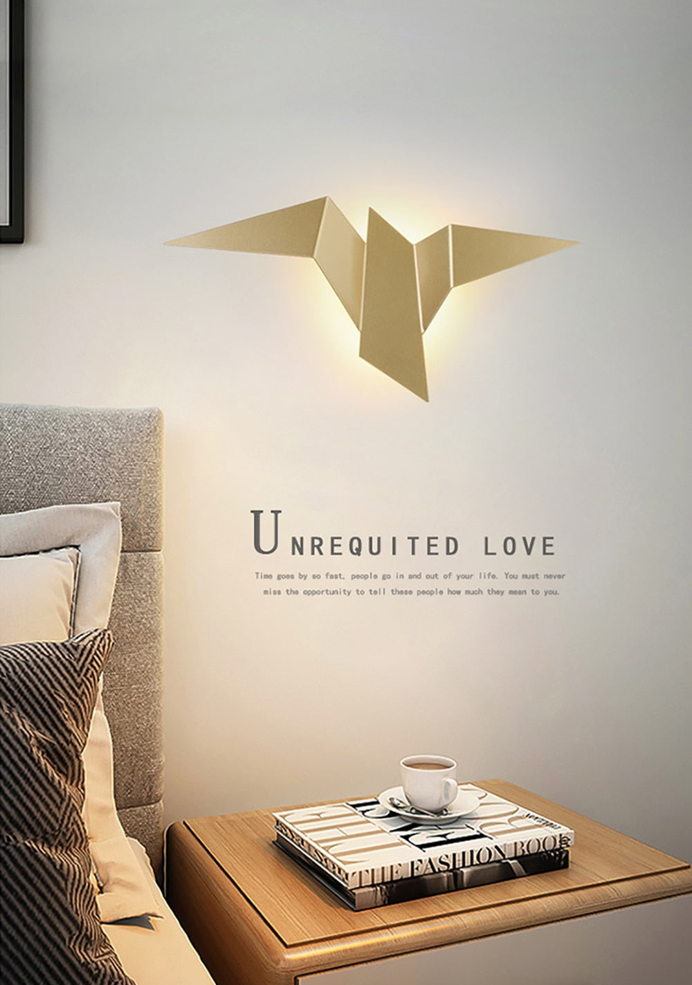 Birddie - Nordic LED Wall Lamps Bedroom Decoration Wall Lights