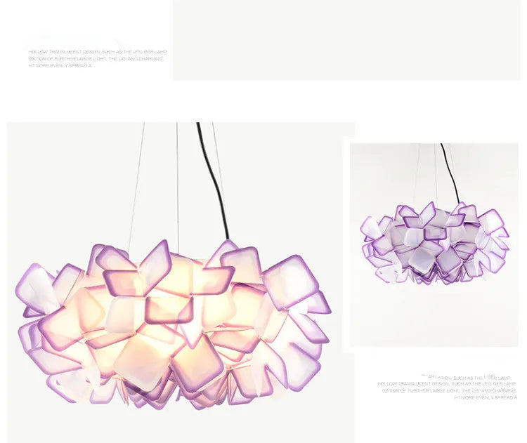Fancy Design Suspension Light Acrylic Pendant Chandelier