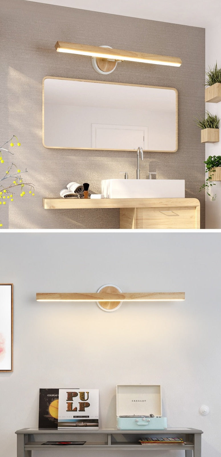BTM Fusa - Wooden Wall Sconce