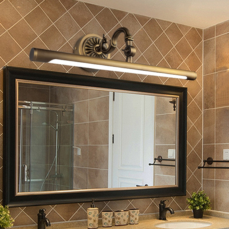 WCUS Kbach - Vintage Copper Bathroom Wall Light