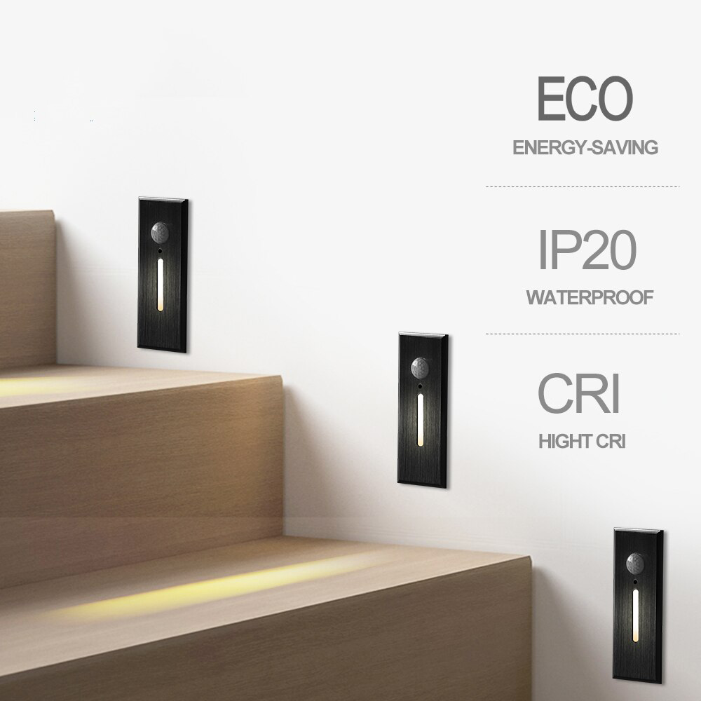 EB Take - Recessed Sensor Light Motion Indoor Wall Sconce