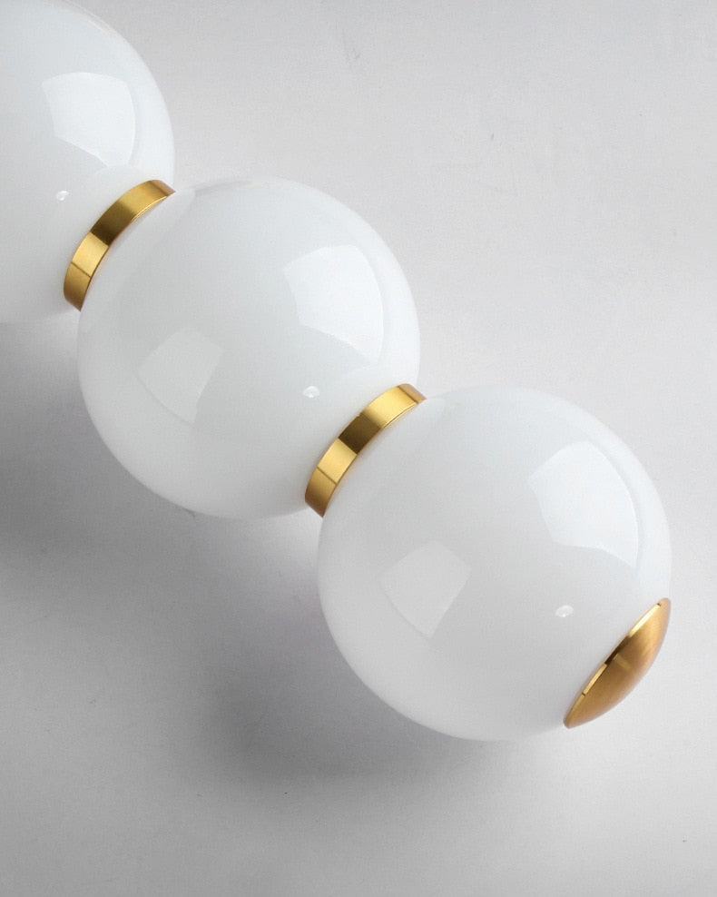 LON Motta - Modern Sugar Gourd String Glass Balls Pendant Lights