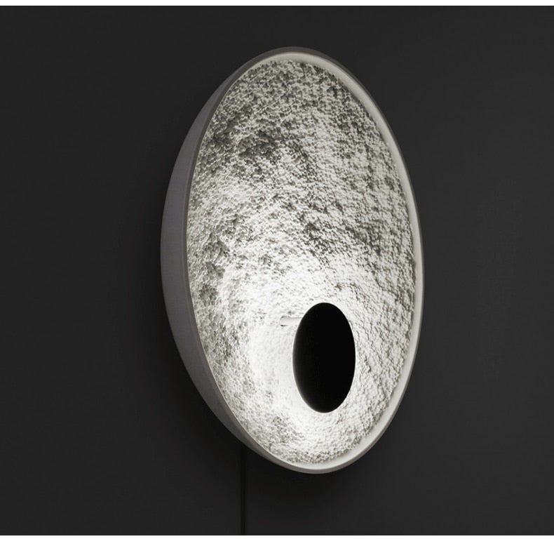 TML Soyya - Nordic Loft Resin Art Circle Wall Lamps