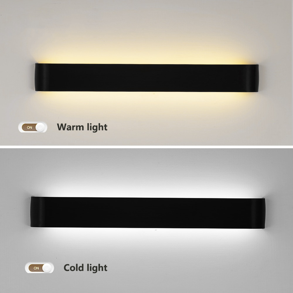 Blu Deke - LED Wall Sconce Light Decor Brushed Aluminum