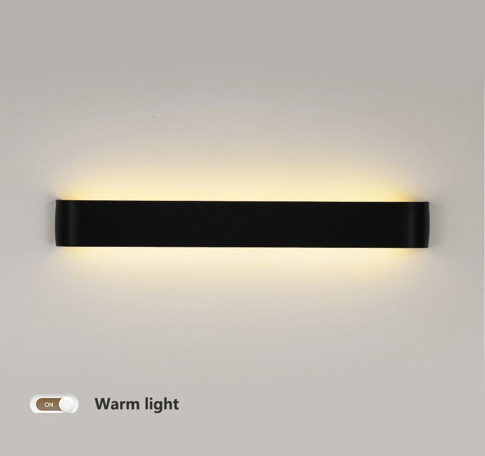 Blu Deke - LED Wall Sconce Light Decor Brushed Aluminum