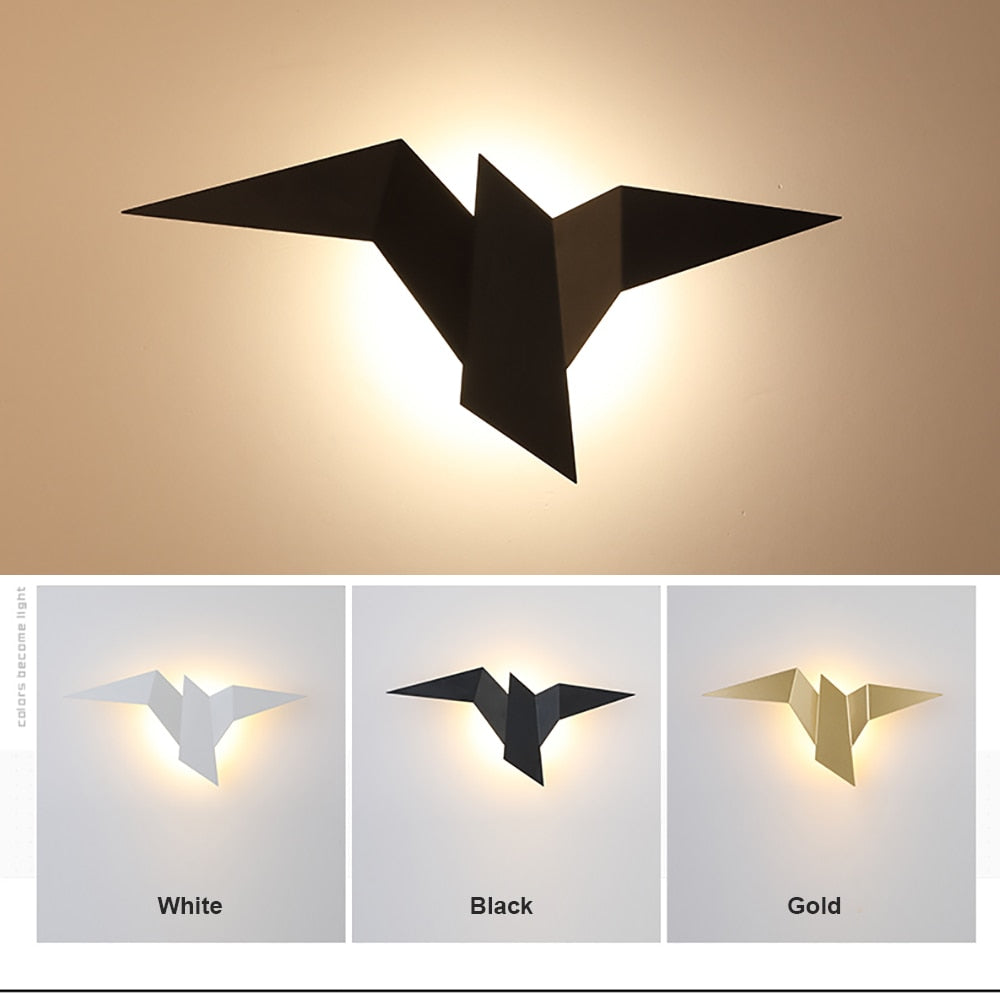 Birddie - Nordic LED Wall Lamps Bedroom Decoration Wall Lights