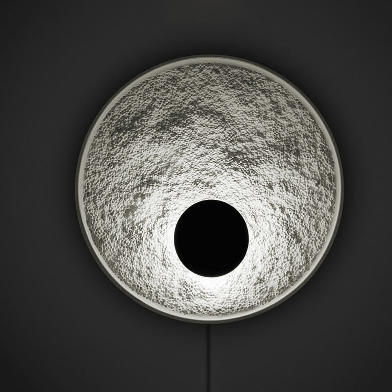 TML Soyya - Nordic Loft Resin Art Circle Wall Lamps