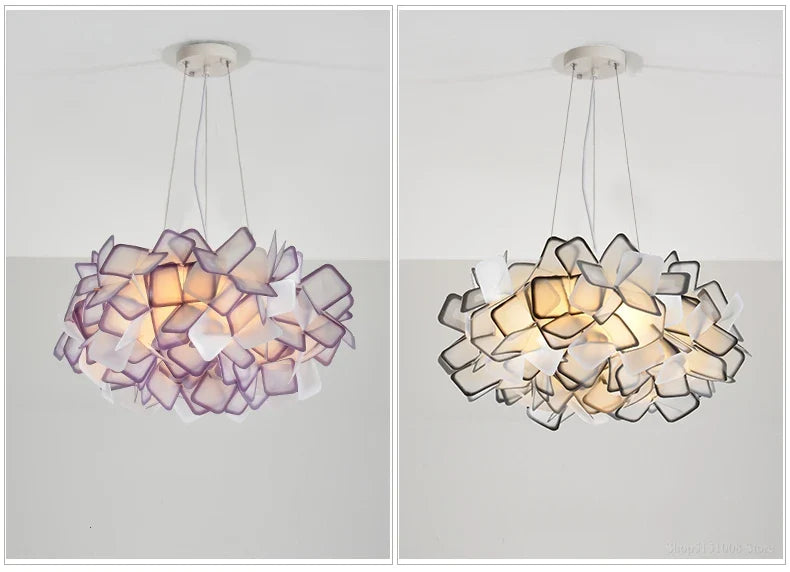 Fancy Design Suspension Light Acrylic Pendant Chandelier