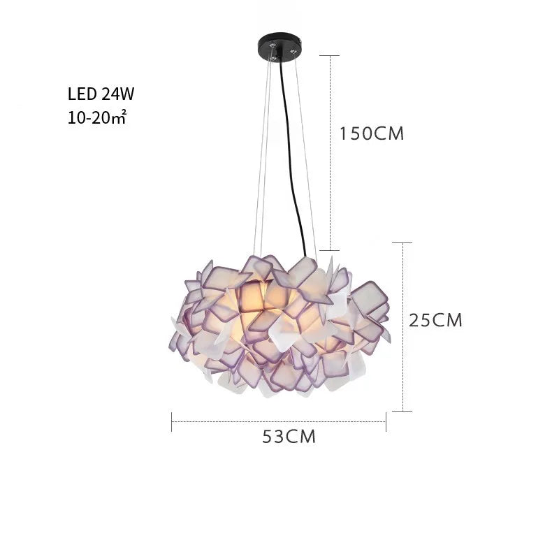 Fancy Design Suspension Light Acrylic Pendant Chandelier