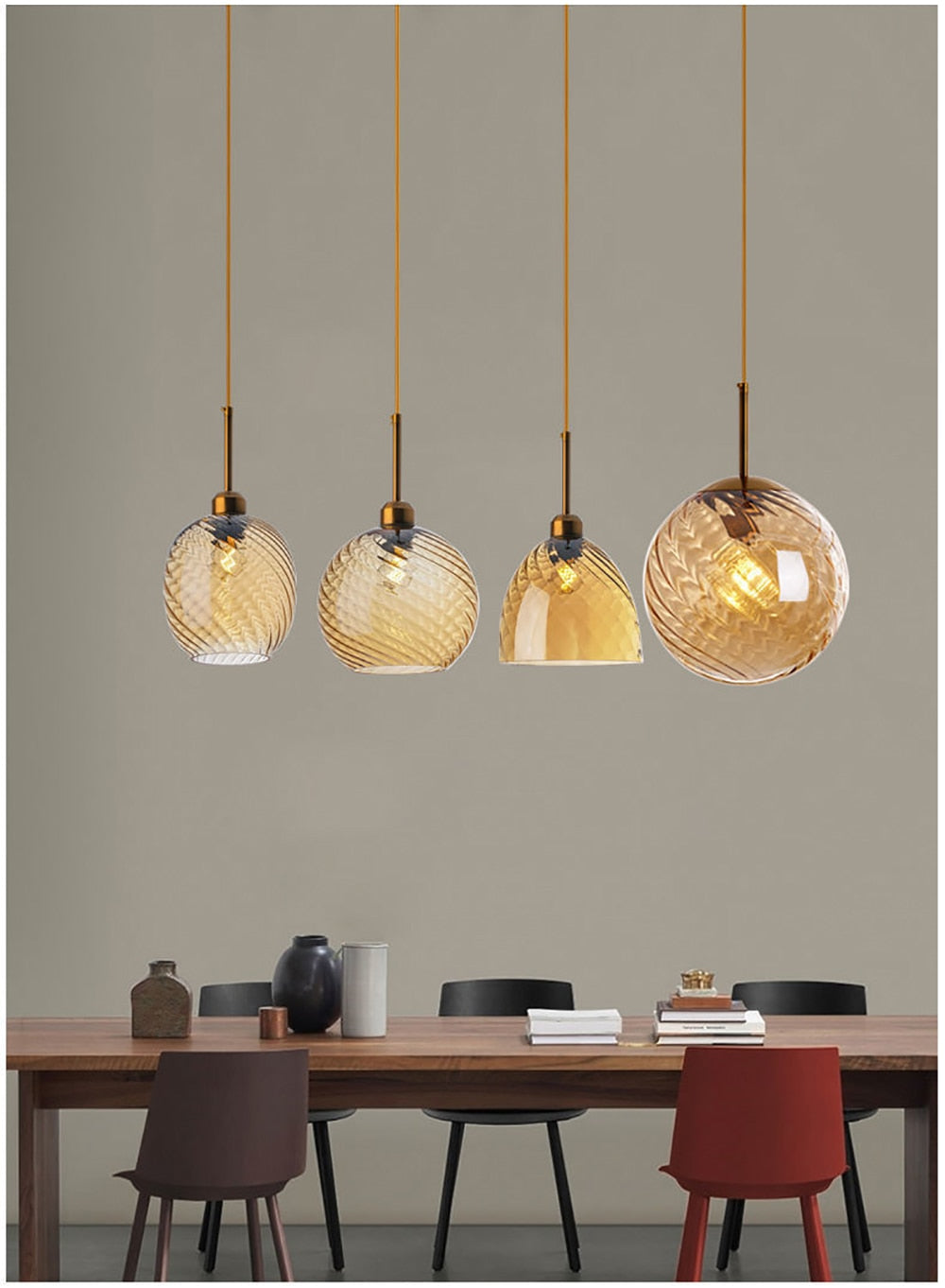 LON Venano - Modern Glass Chandelier Pendant Lights