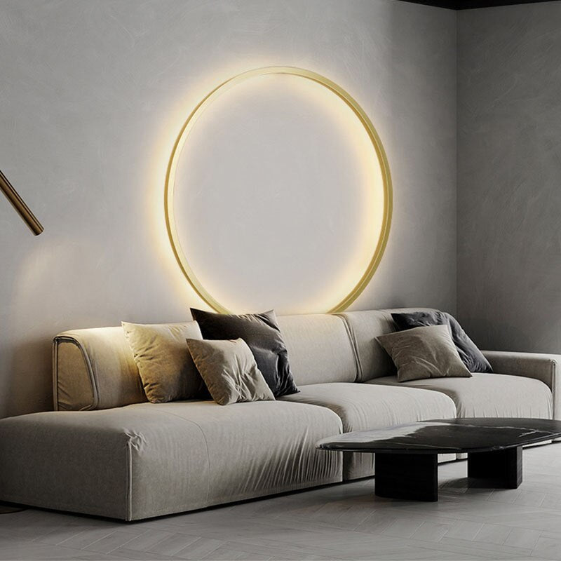 LON Rounded - Circle Background Decoration USB Wall Lamps