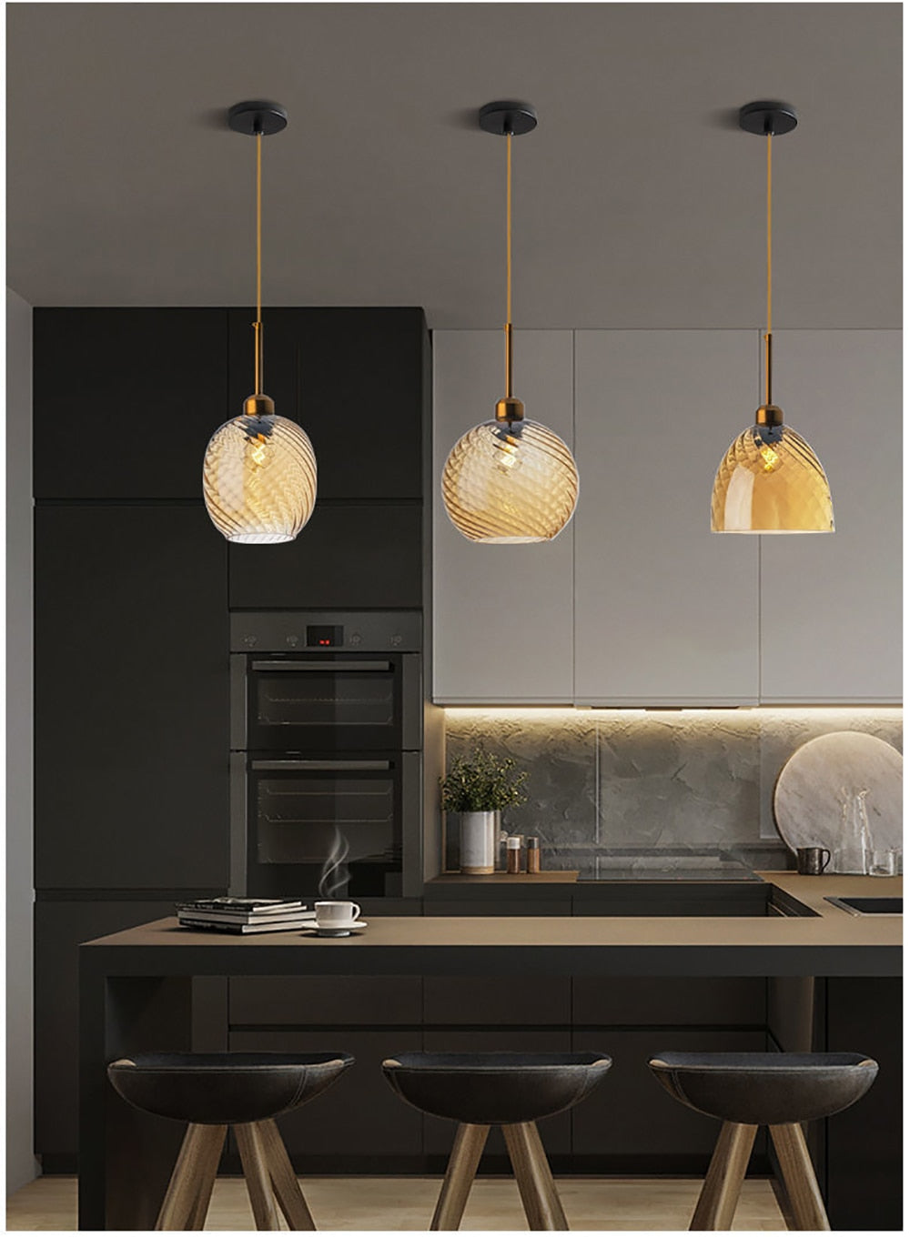LON Venano - Modern Glass Chandelier Pendant Lights