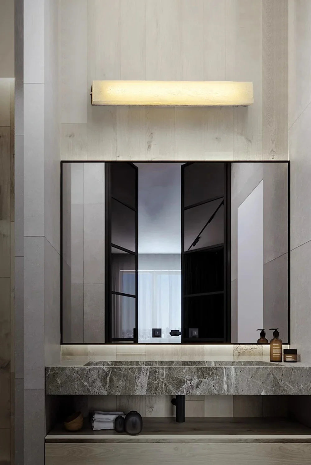 Kolia Marble Series Chrome Gold Dimmable LED Wall Lamp