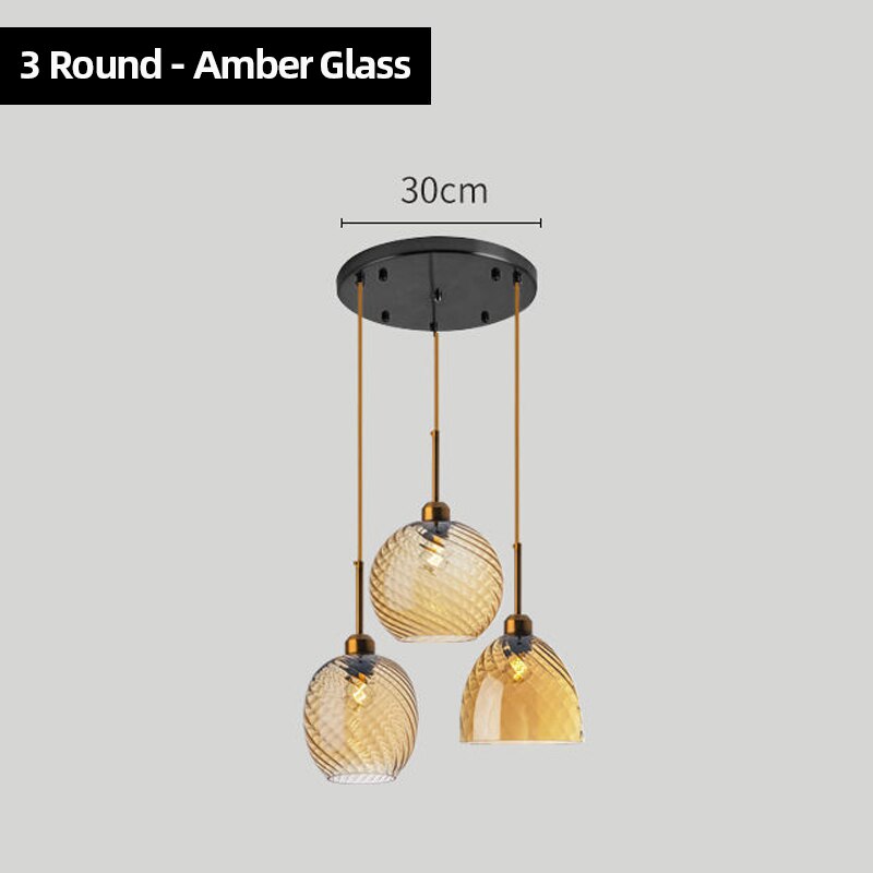 LON Venano - Modern Glass Chandelier Pendant Lights
