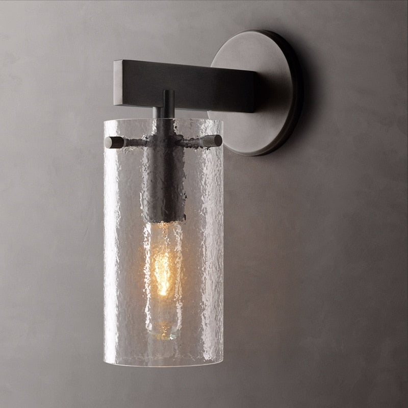 AI Argen - Retro Glass Luxury Hotel Aisle Balcony Wall Sconce