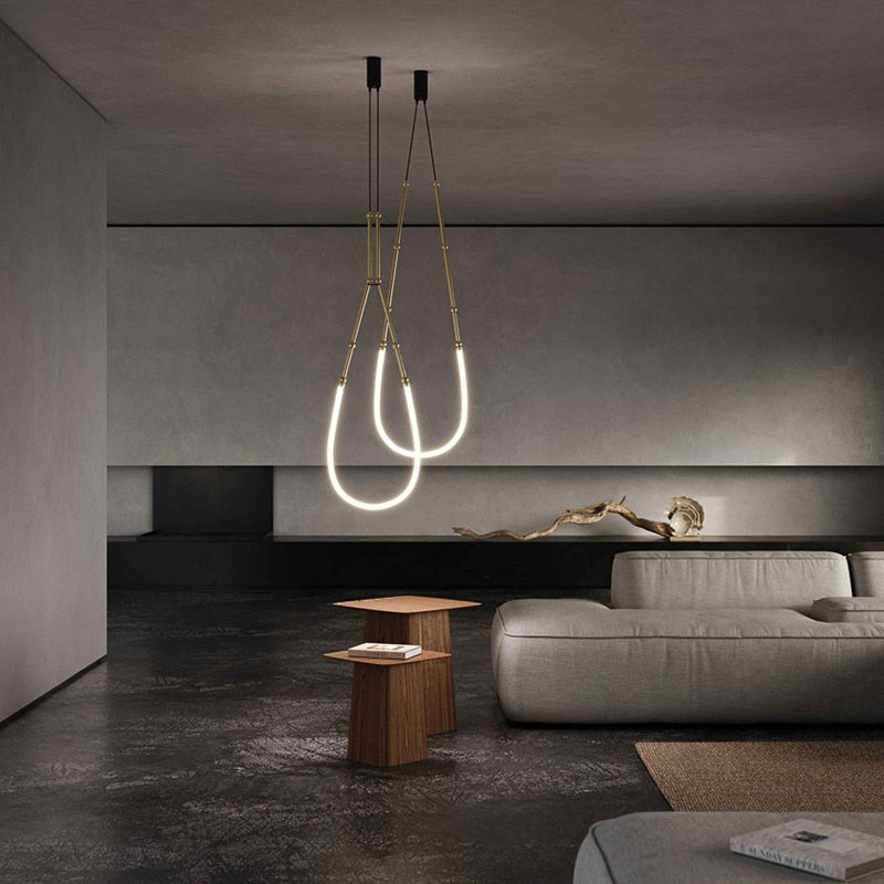 LON Reminee - Designer Art Creativity Tube Chandelier Lighting
