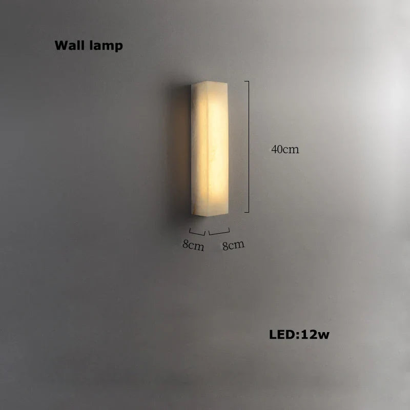 Kolia Marble Series Chrome Gold Dimmable LED Wall Lamp