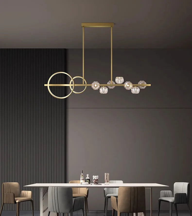 Paneter home decoration luxury crystal pendant lights