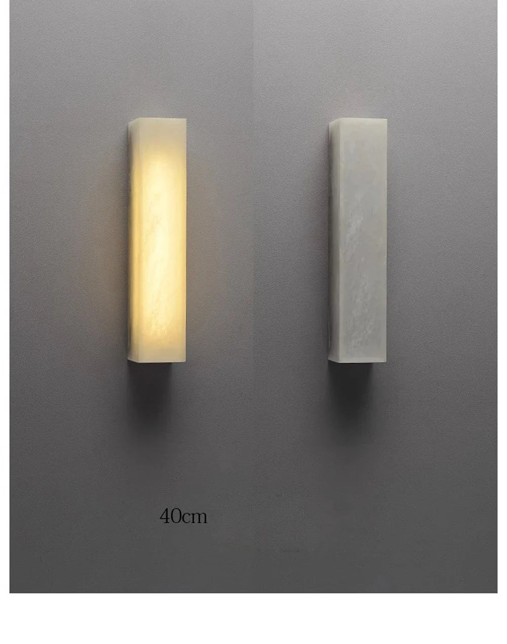 Kolia Marble Series Chrome Gold Dimmable LED Wall Lamp