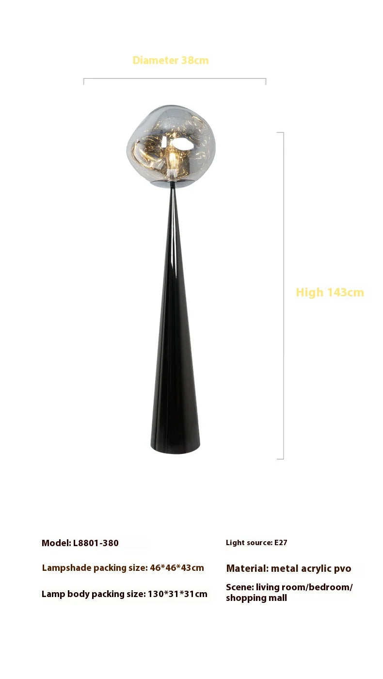 Vailuke Modern Creative Lava Lampshade LED Table/Floor Lamp