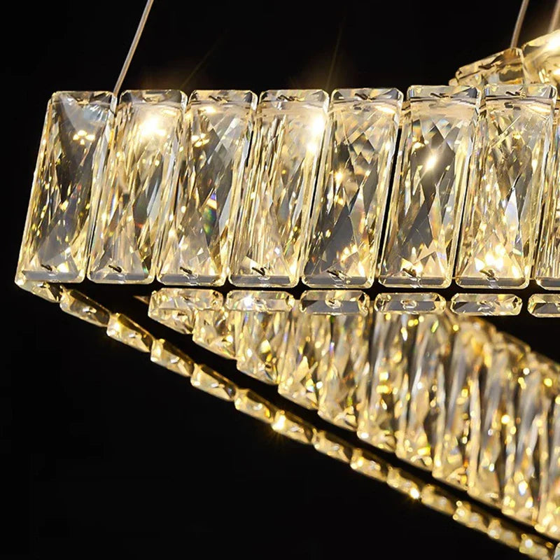 K9 Crystal Square Design Chandelier