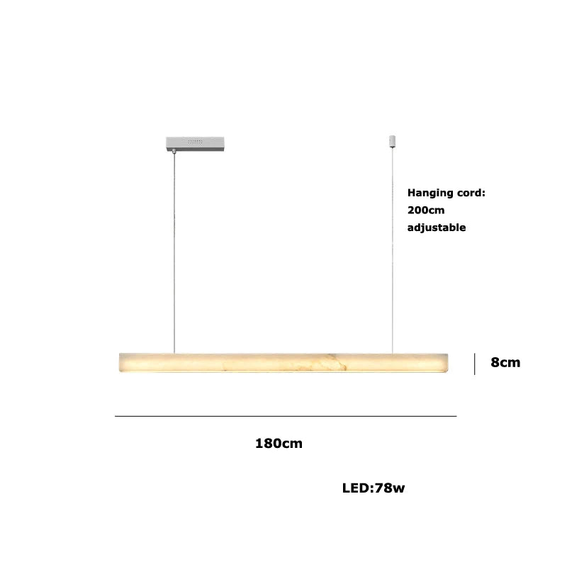 Kolia Marble Series Chrome Gold Dimmable LED Hanging Chandelier Lamps