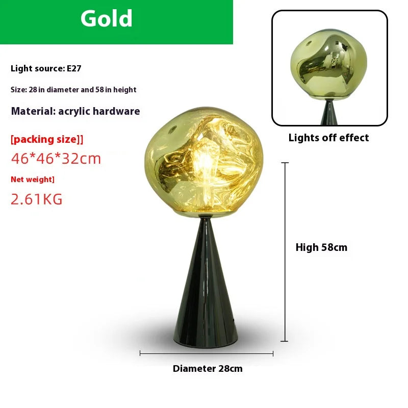 Vailuke Modern Creative Lava Lampshade LED Table/Floor Lamp