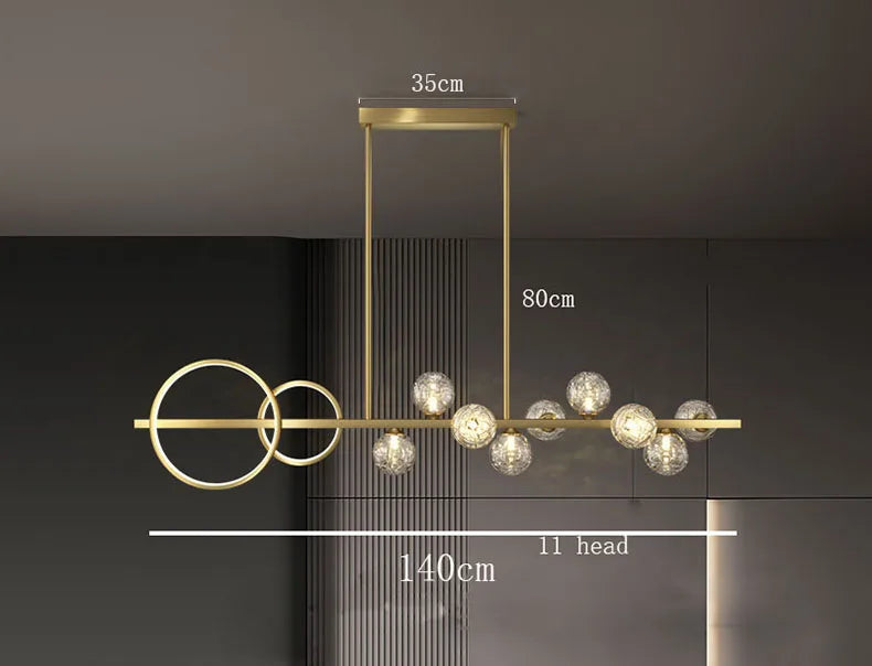 Paneter home decoration luxury crystal pendant lights