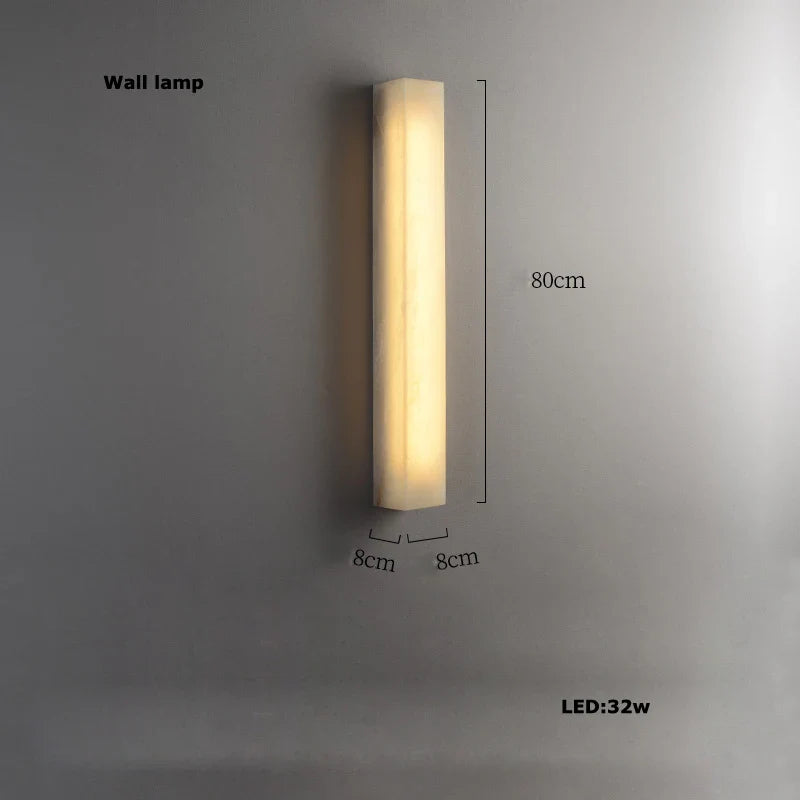 Kolia Marble Series Chrome Gold Dimmable LED Wall Lamp