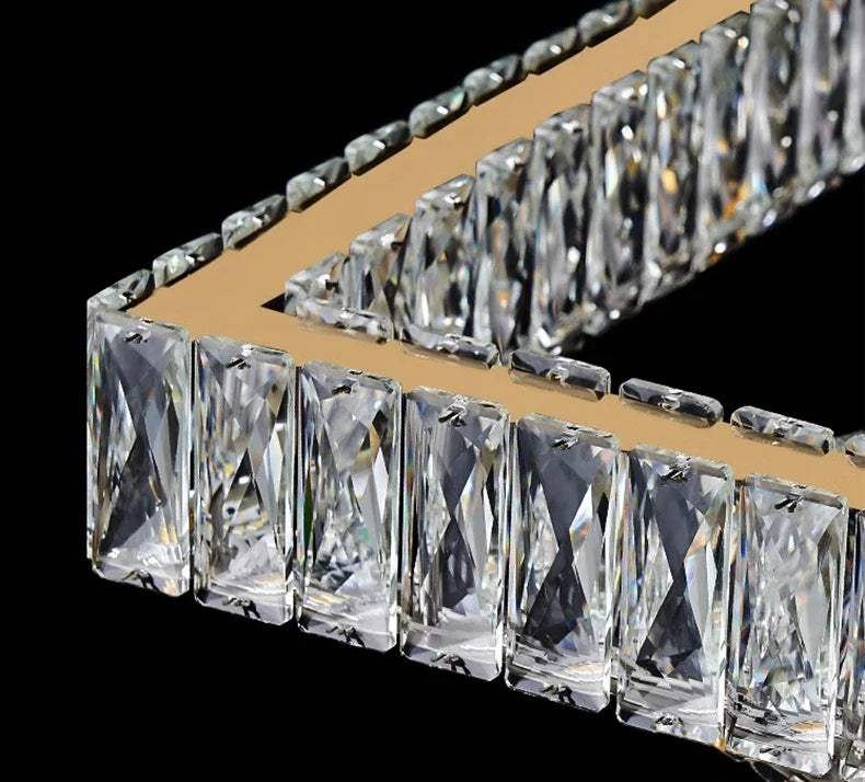 K9 Crystal Square Design Chandelier