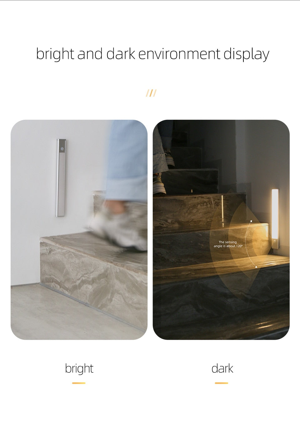 AiS LED Cabinet Battery Light Wireless Motion Sensor Light